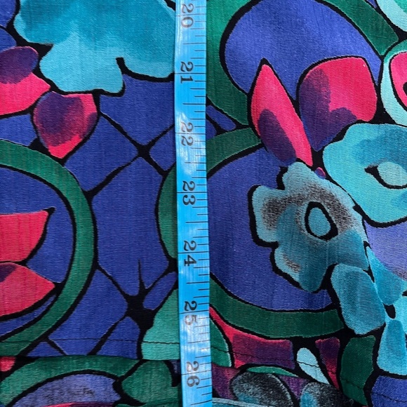[14] Vintage Cimone Multicoloured Floral Blouse - Picture 4 of 9